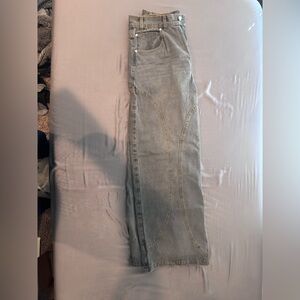 Men's Relaxed Fit Gray Jeans